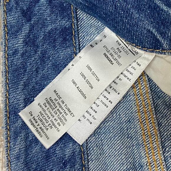 Good American Good 90's Loose Jeans in Indigo054 - Picture 5 of 5